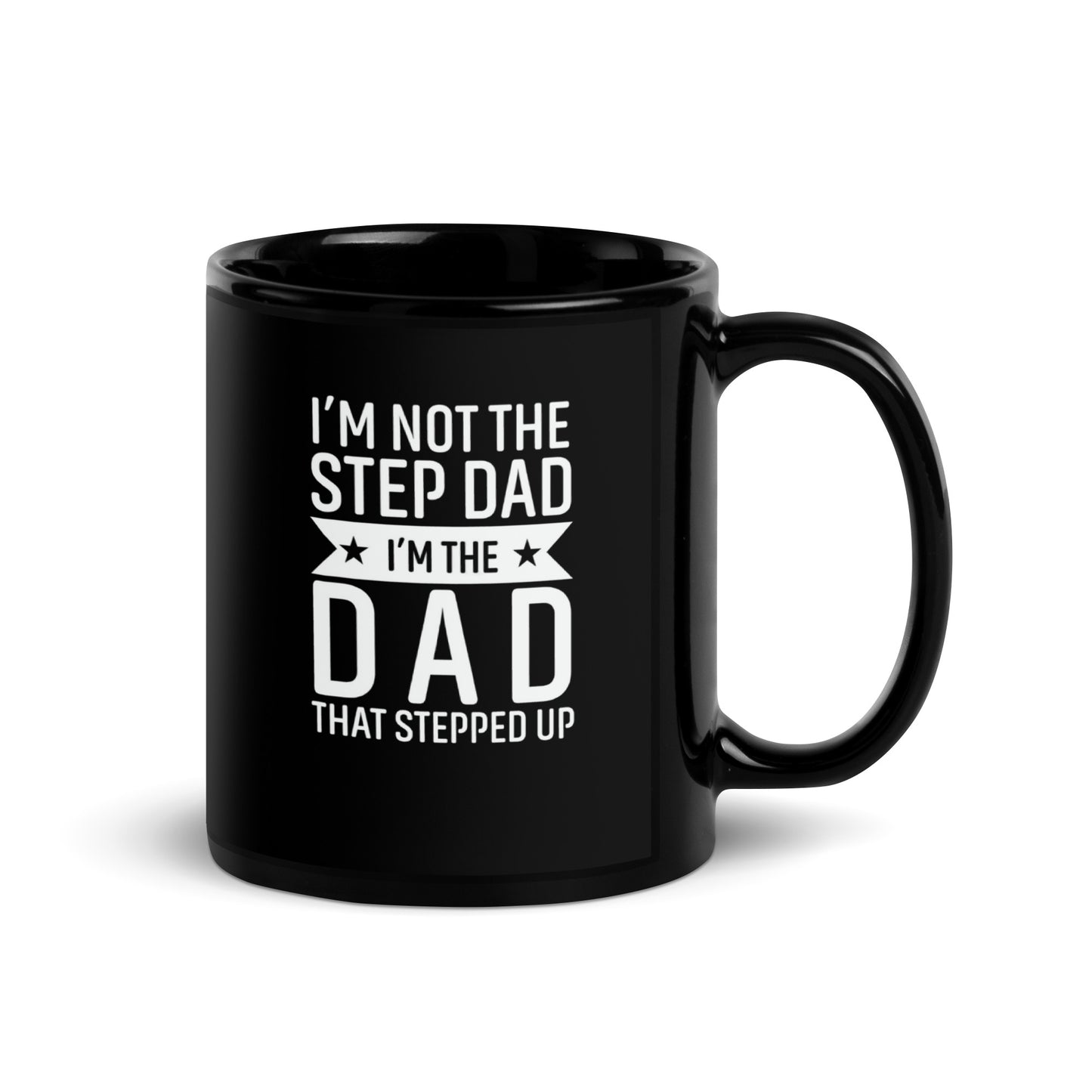 Dad #11 "I'M THE DAD" Black Glossy Mug