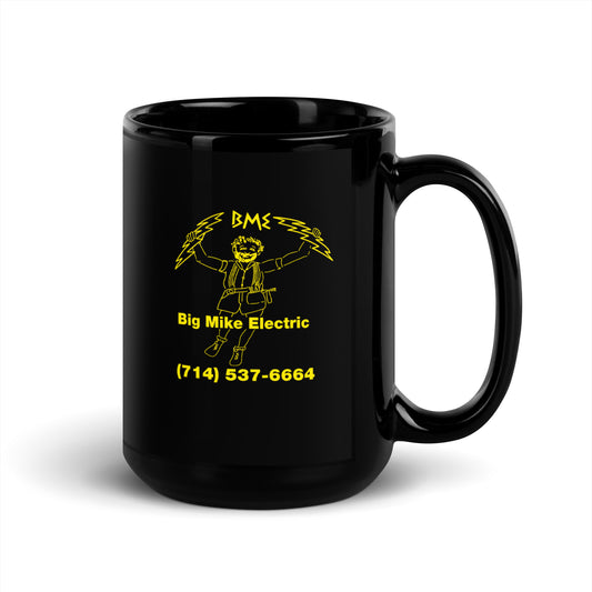 Logo Series BME "Big Mike Electric" Black Glossy Mug