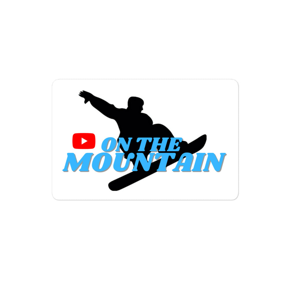 Logo Series OTM #01 "ON THE MOUNTAIN" Bubble-free stickers