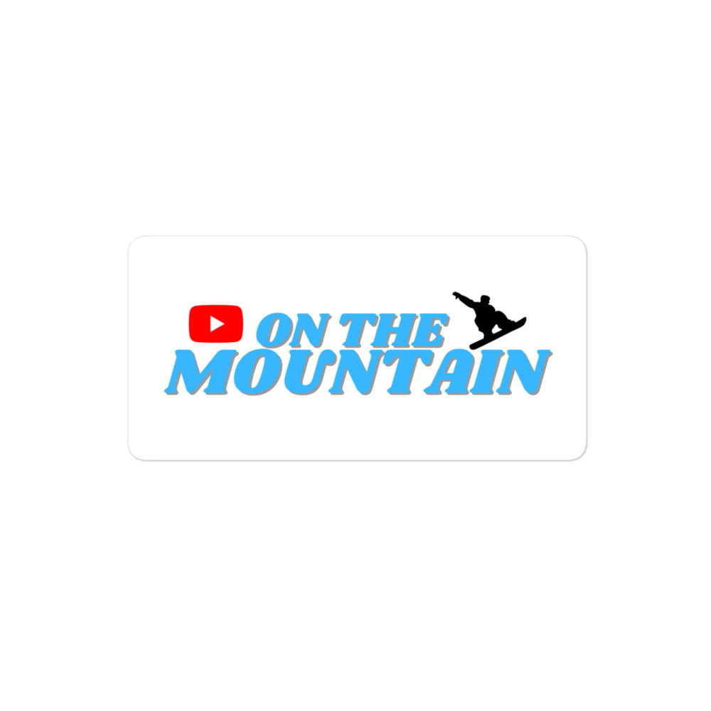 Logo Series OTM #02 "ON THE MOUNTAIN" Bubble-free stickers