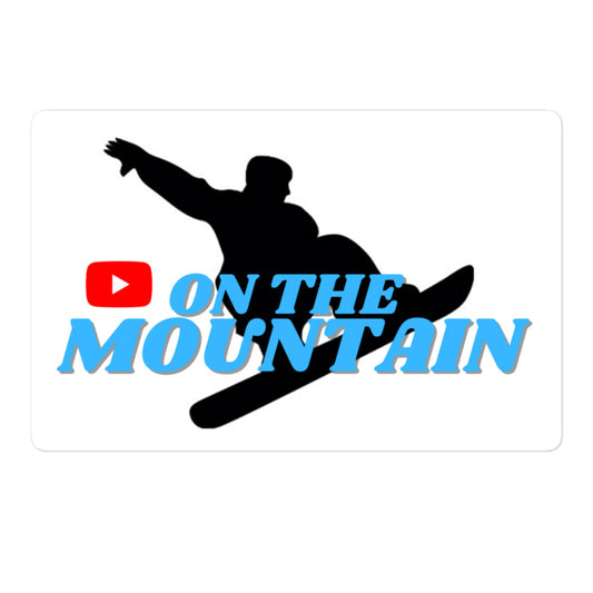 Logo Series OTM #01 "ON THE MOUNTAIN" Bubble-free stickers