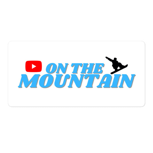 Logo Series OTM #02 "ON THE MOUNTAIN" Bubble-free stickers