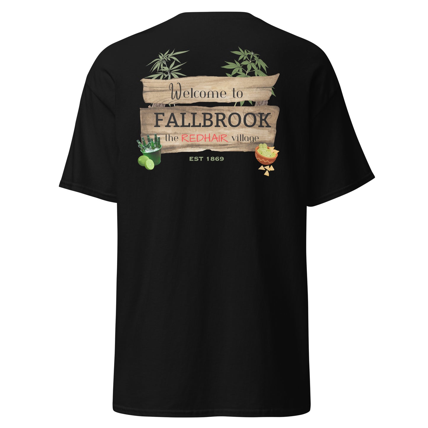 Nostalgia Series #02 "Welcome to FALLBROOK" Men's Classic Tee Short Sleeve