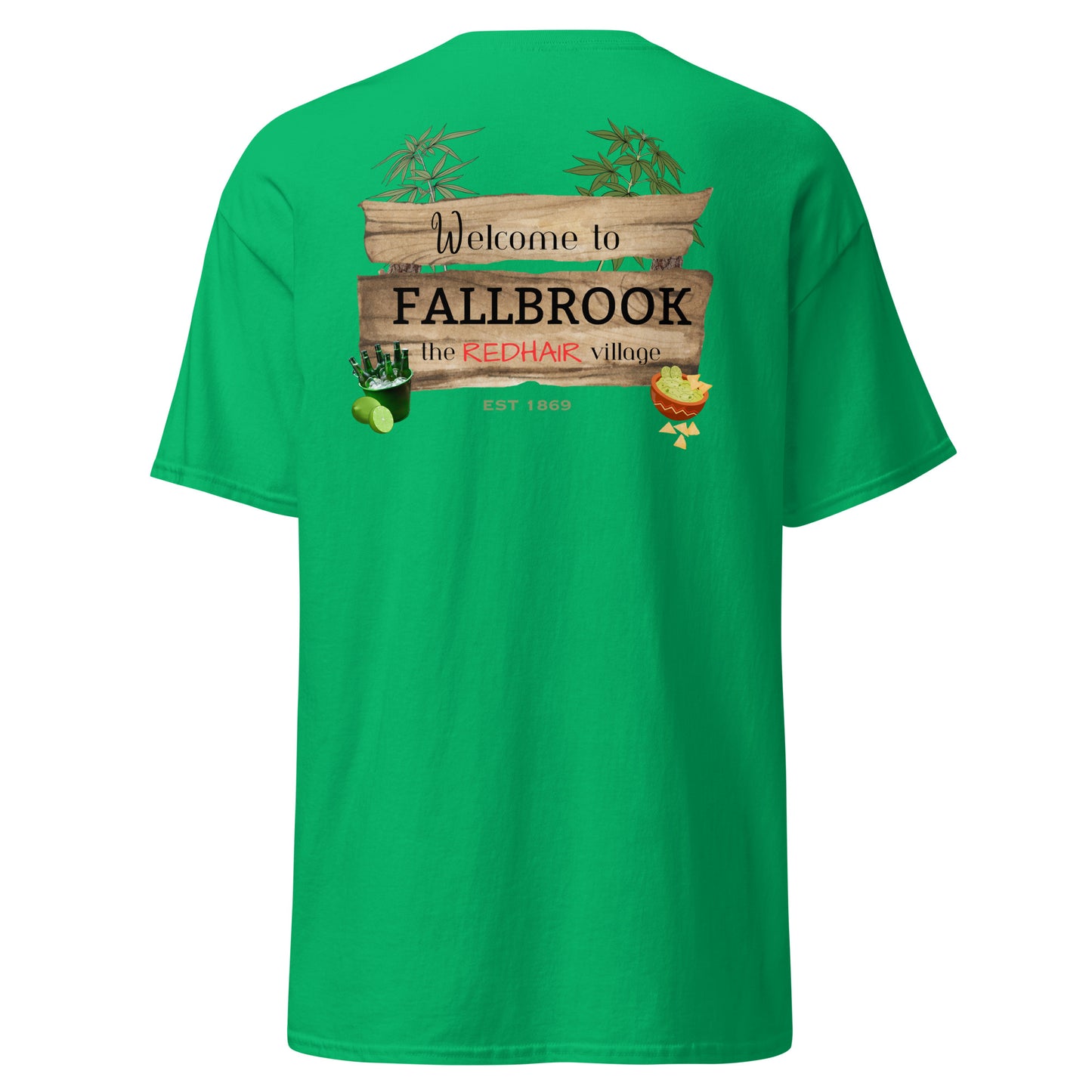 Nostalgia Series #02 "Welcome to FALLBROOK" Men's Classic Tee Short Sleeve