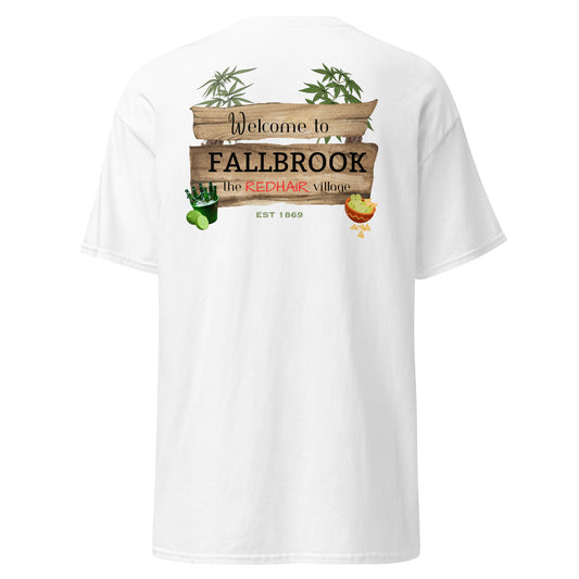 Nostalgia Series #02 "Welcome to FALLBROOK" Men's Classic Tee Short Sleeve