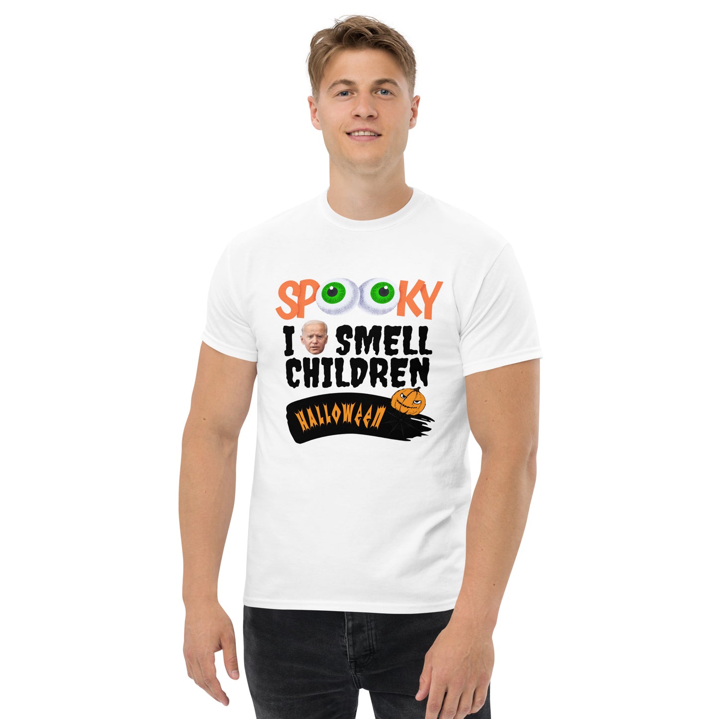 Halloween #05 "I SMELL CHILDREN" Men's Classic Tee Short Sleeve