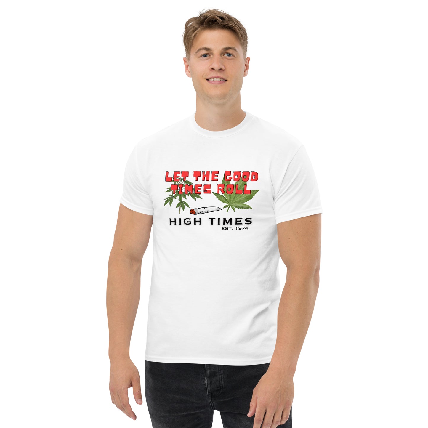 Nostalgia Series #03 "LET THE GOOD TIMES ROLL" Men's Classic Tee Short Sleeve