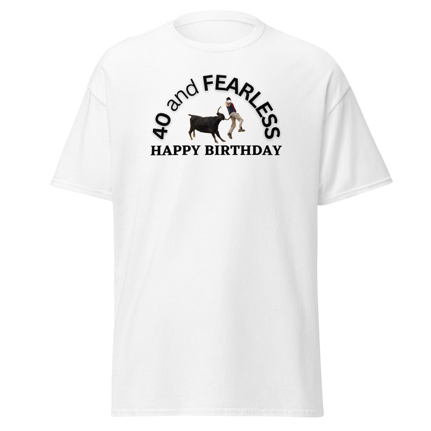 Benchmark Birthdays #40 "40 and FEARLESS" Men's classic tee