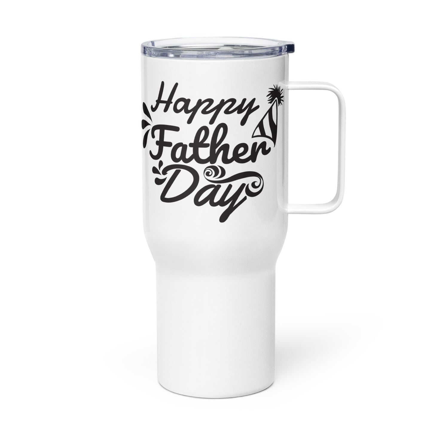 Father's Day #03 "Happy Father's Day" Travel mug with a handle