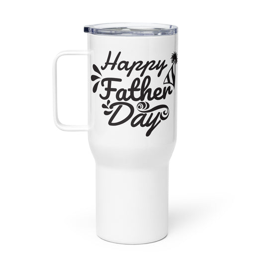 Father's Day #03 "Happy Father's Day" Travel mug with a handle