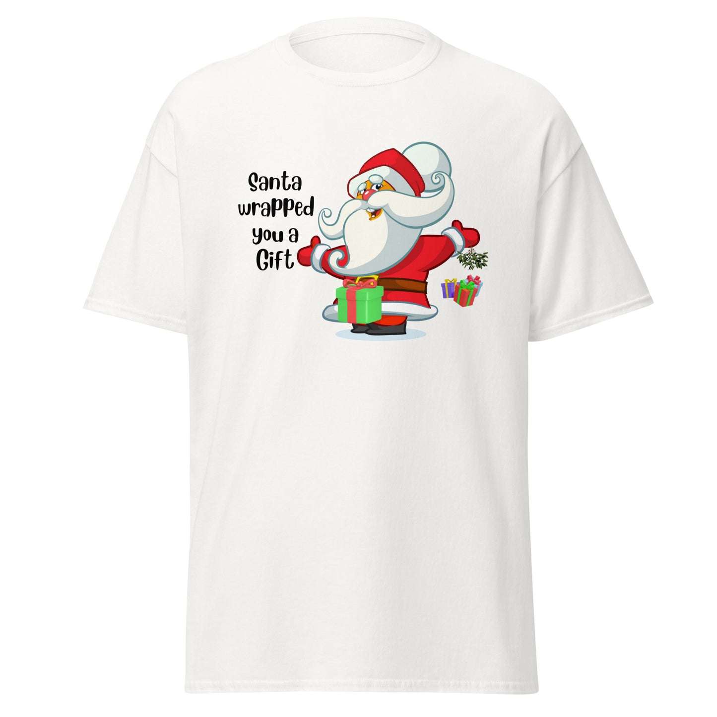 Rude, Crude, and Funny #05 "Santa Wrapped you a Gift" Men's classic tee