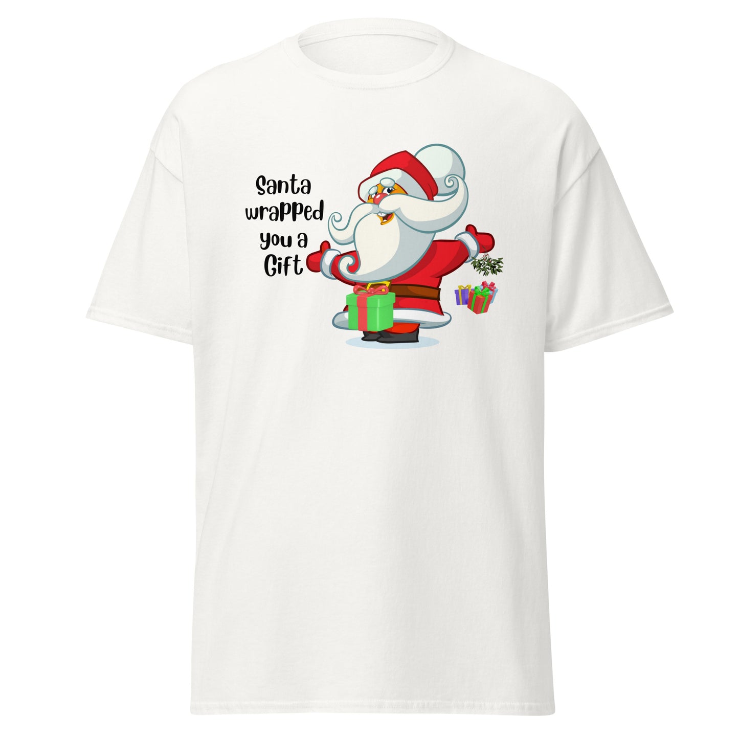 Rude, Crude, and Funny #05 "Santa Wrapped you a Gift" Men's classic tee