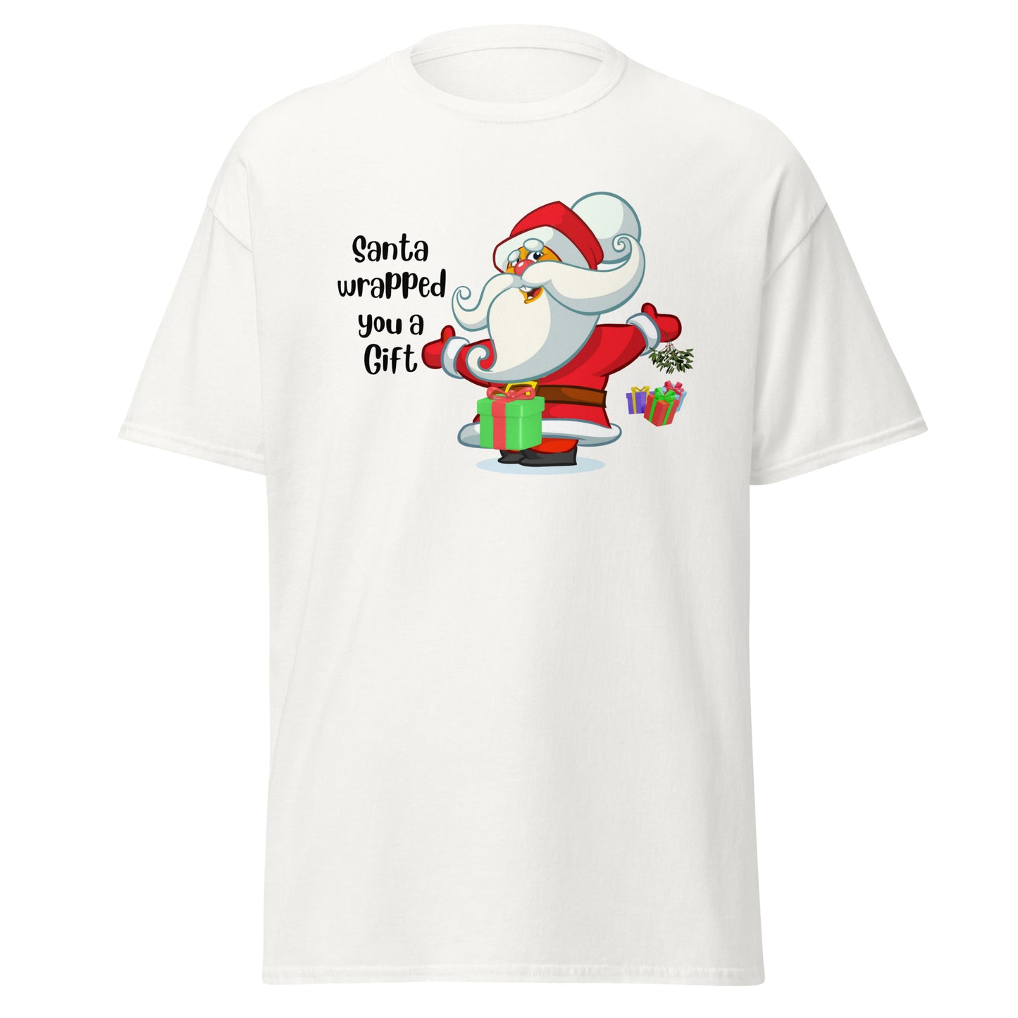 Rude, Crude, and Funny #05 "Santa Wrapped you a Gift" Men's classic tee