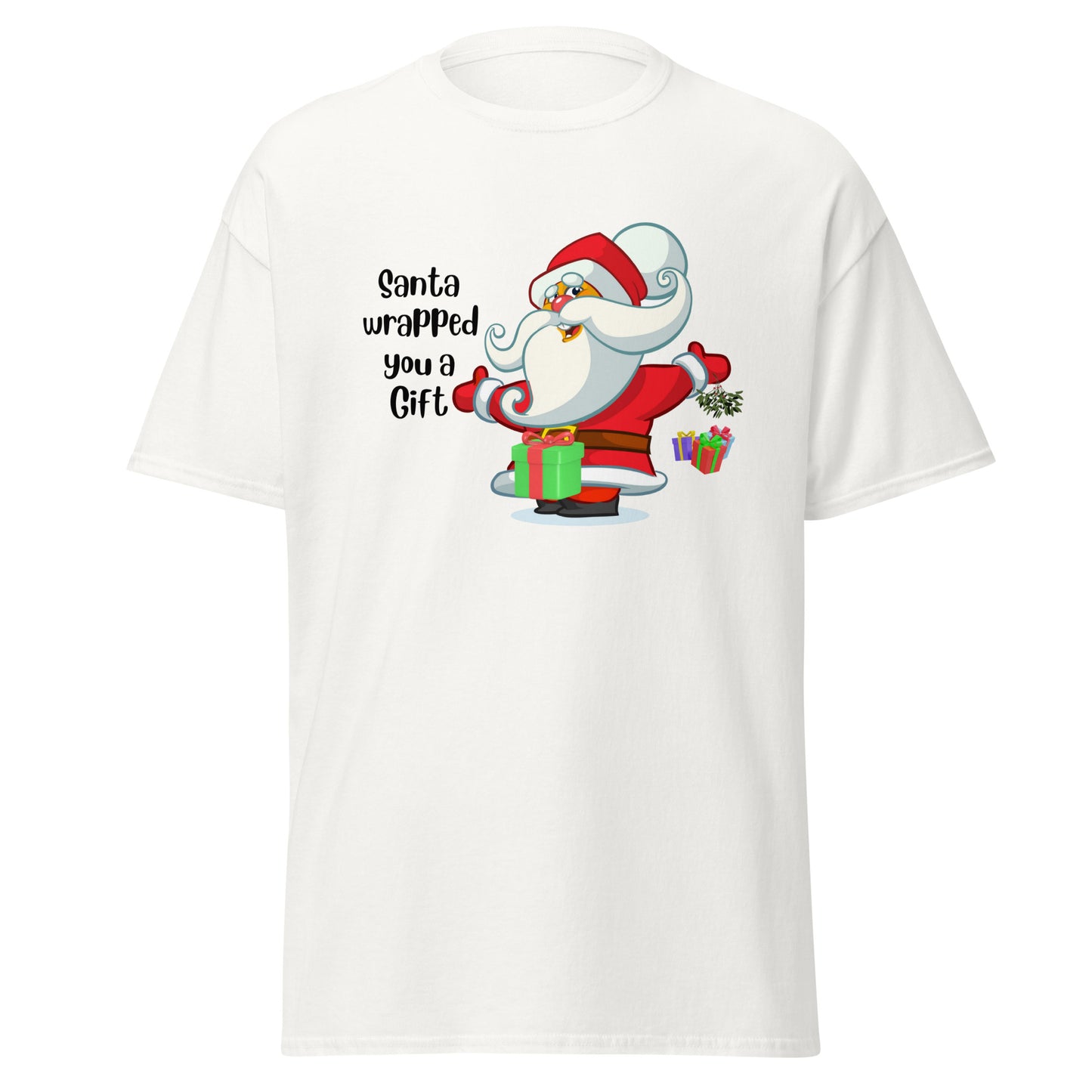 Rude, Crude, and Funny #05 "Santa Wrapped you a Gift" Men's classic tee