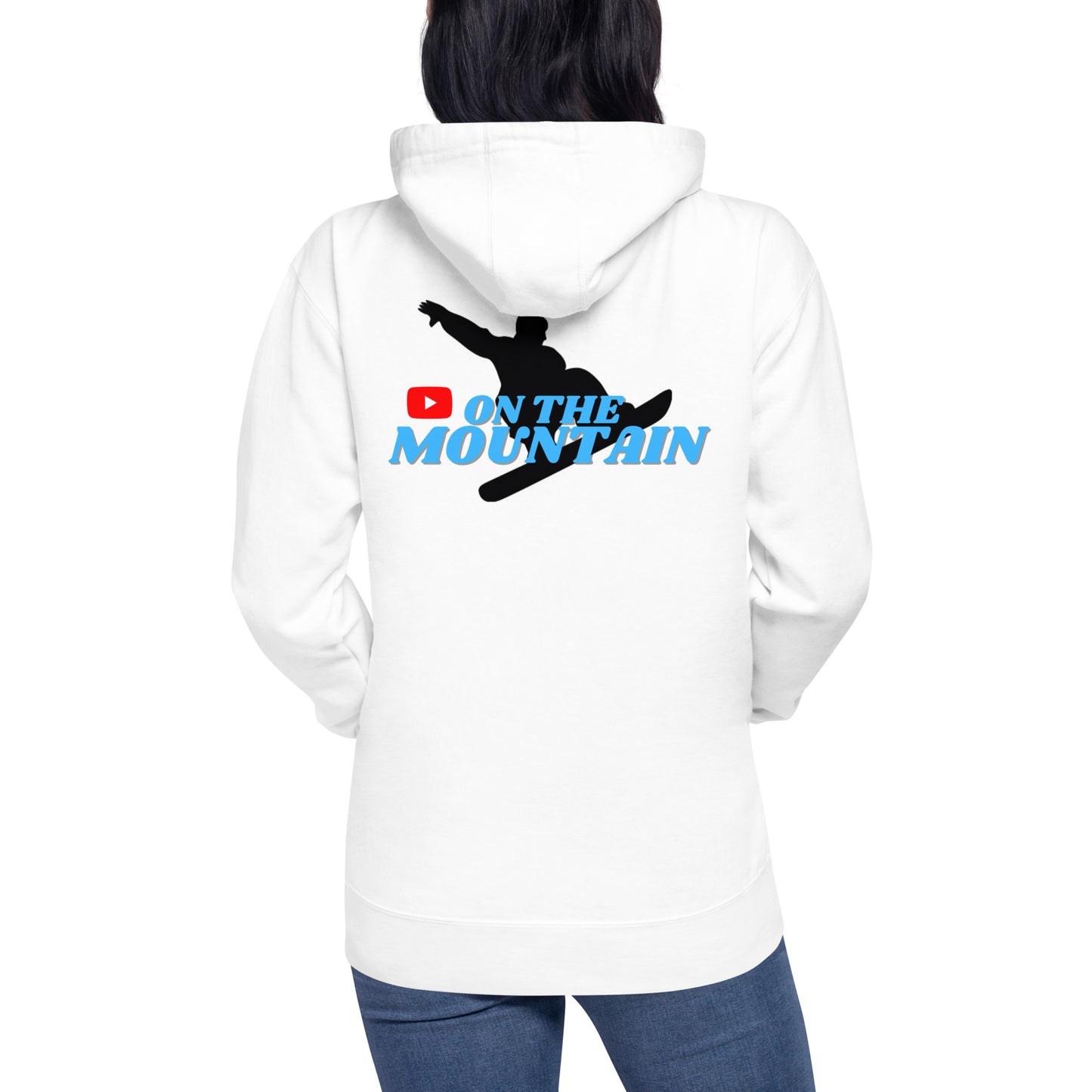 Logo Series OTM #04 "On The Mountain" Unisex Hoodie White