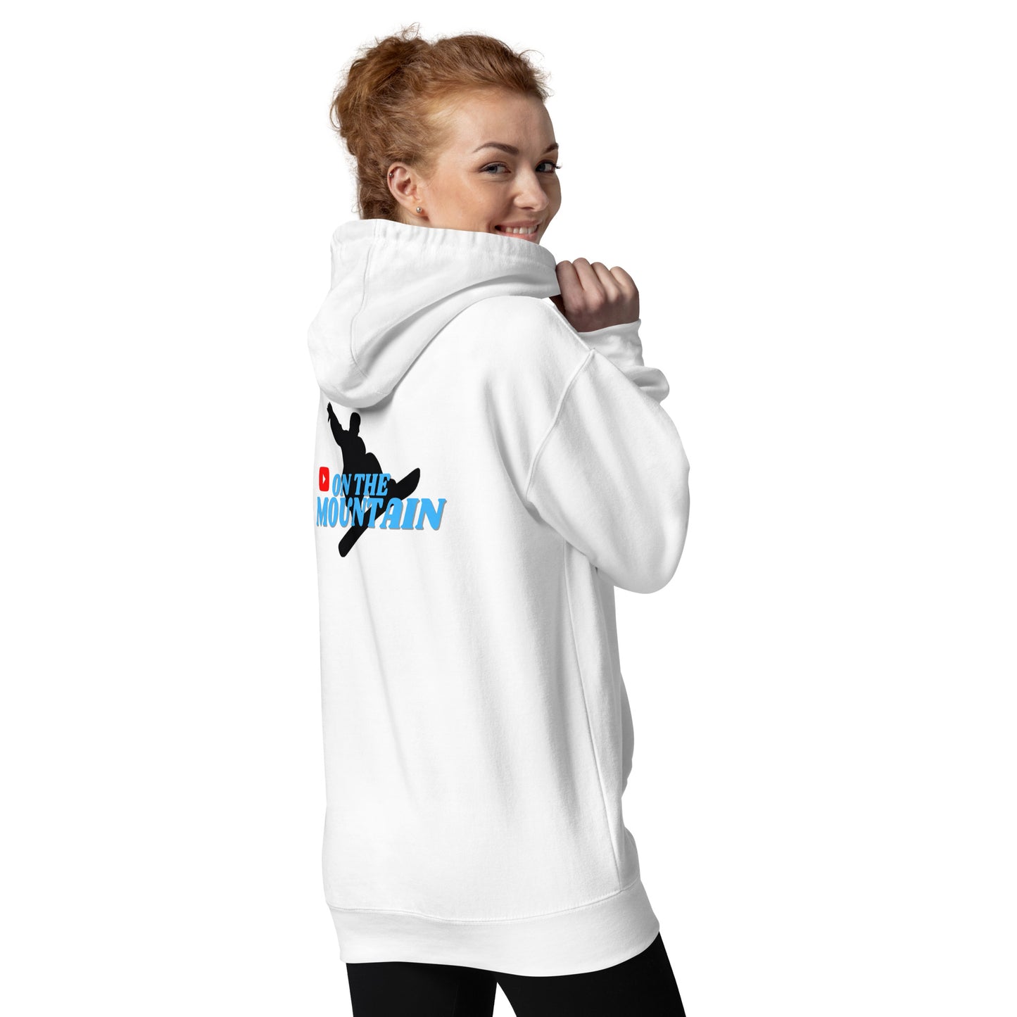 Logo Series OTM #04 "On The Mountain" Unisex Hoodie White