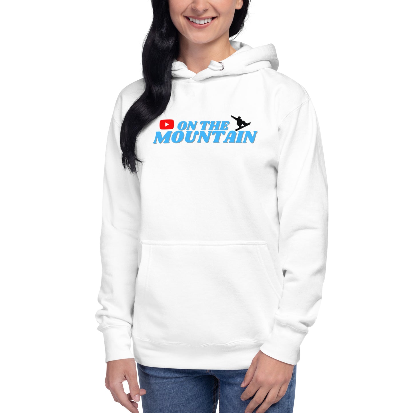 Logo Series OTM #04 "On The Mountain" Unisex Hoodie White