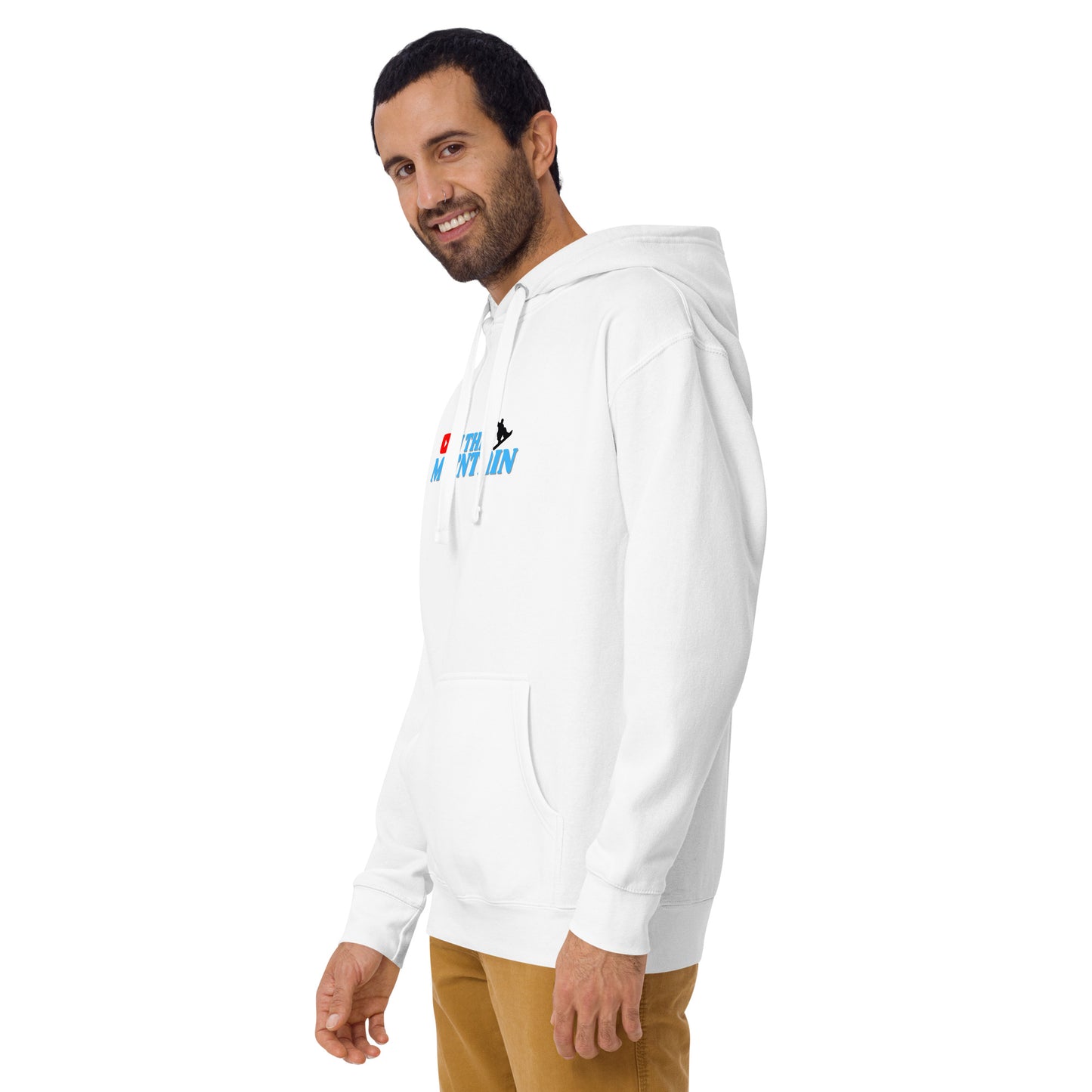 Logo Series OTM #04 "On The Mountain" Unisex Hoodie White