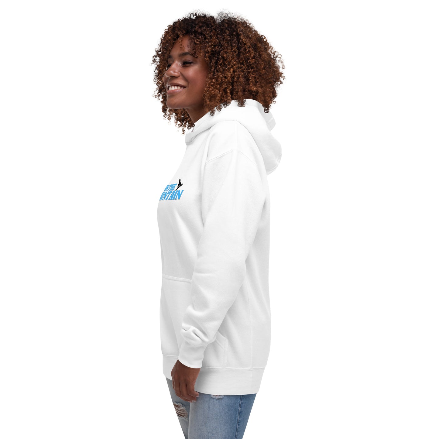 Logo Series OTM #04 "On The Mountain" Unisex Hoodie White