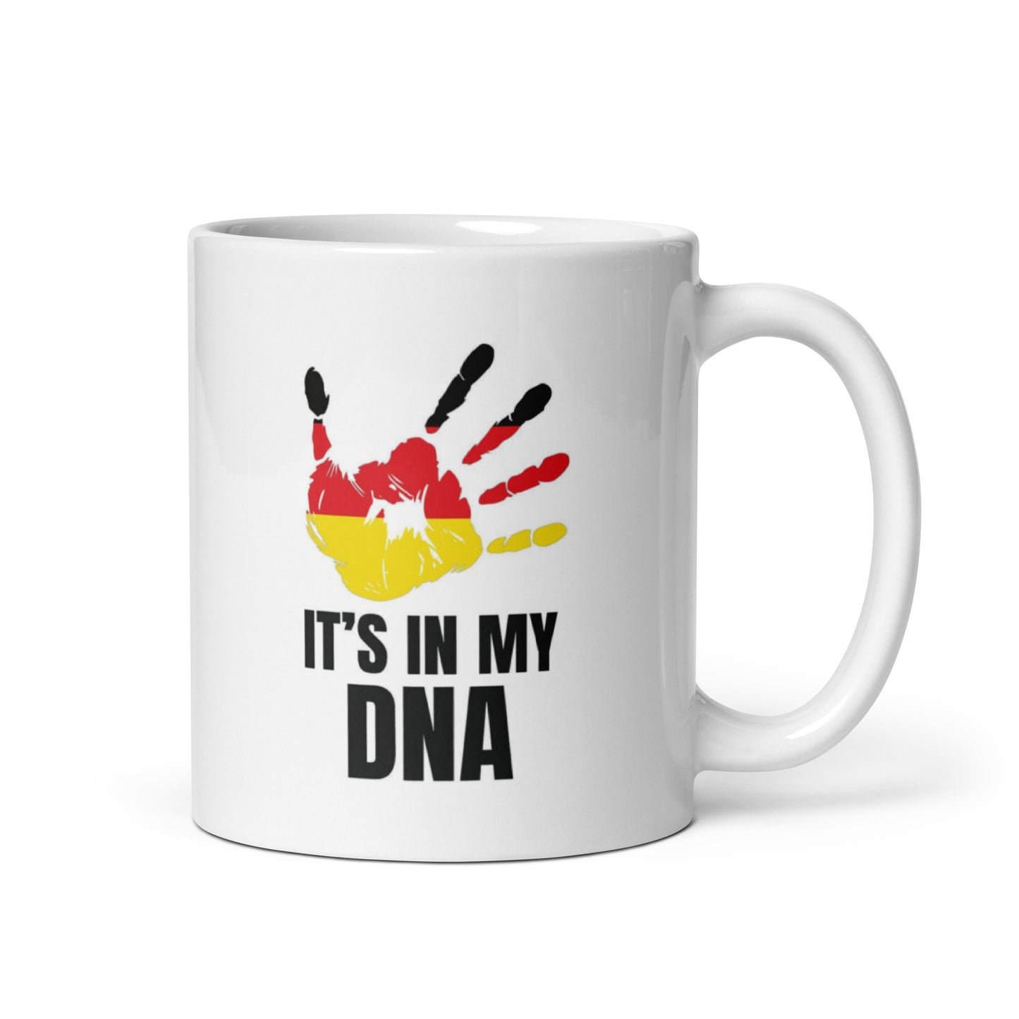 National Pride World Wide #02 Germany "IT'S IN MY DNA" White glossy mug