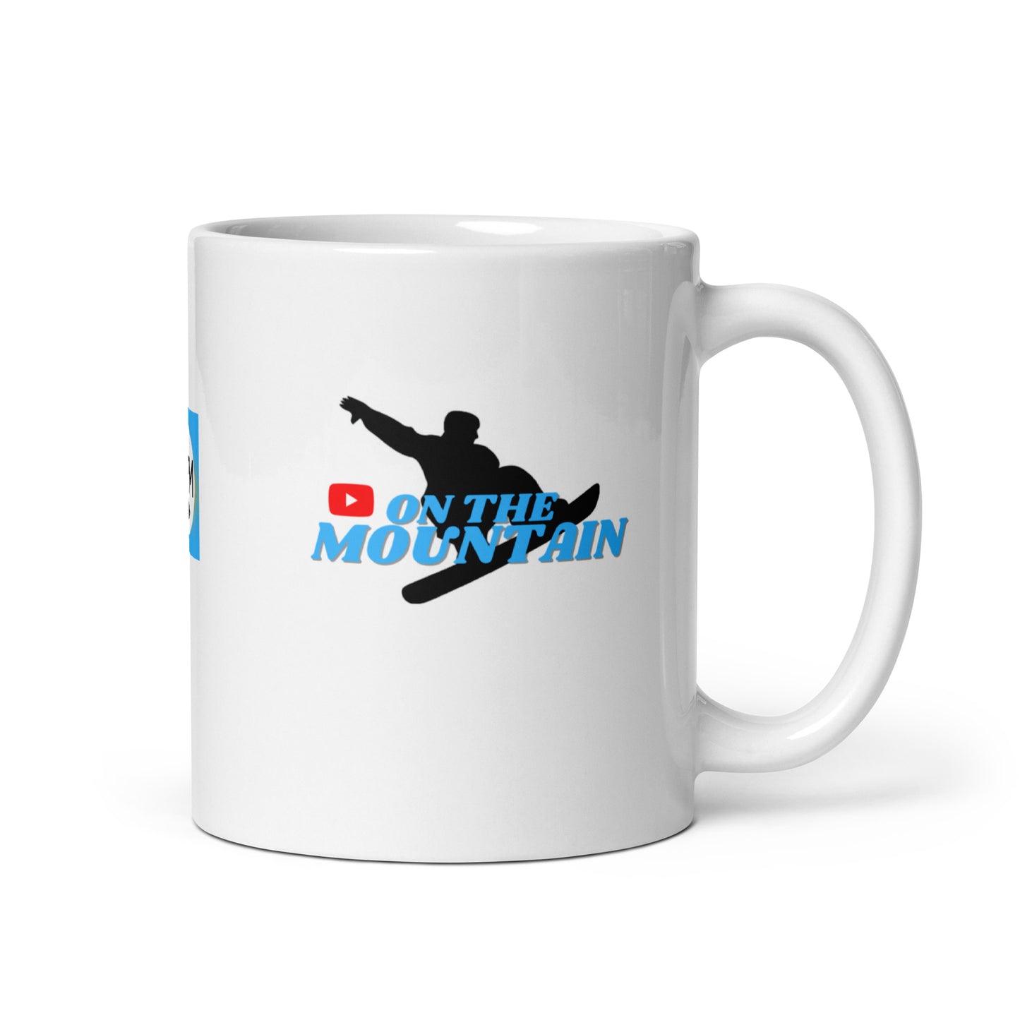 Logo Series OTM #03 (w/ All Three Logos) "ON THE MOUNTAIN" Full Wrap White glossy mug