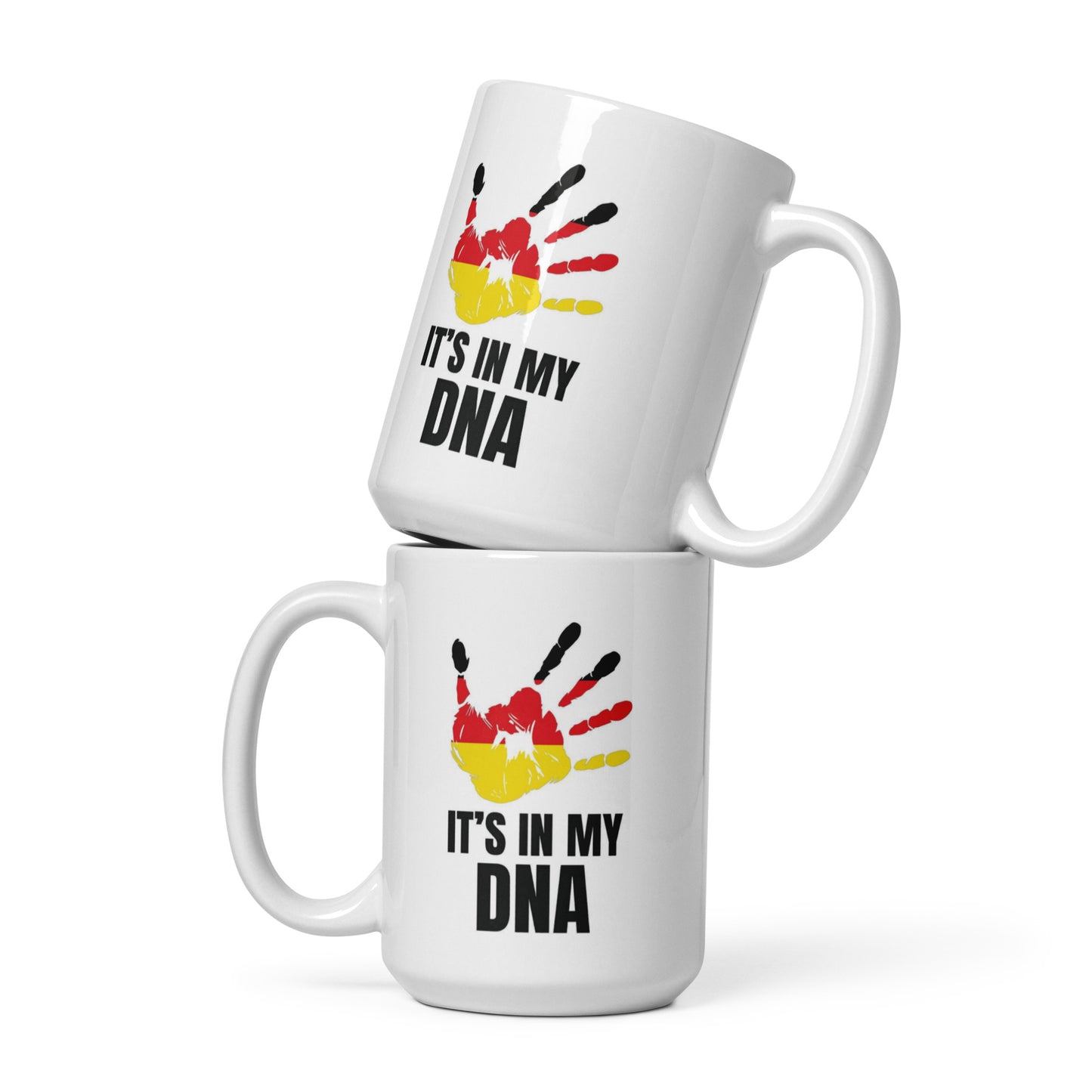 National Pride World Wide #02 Germany "IT'S IN MY DNA" White glossy mug