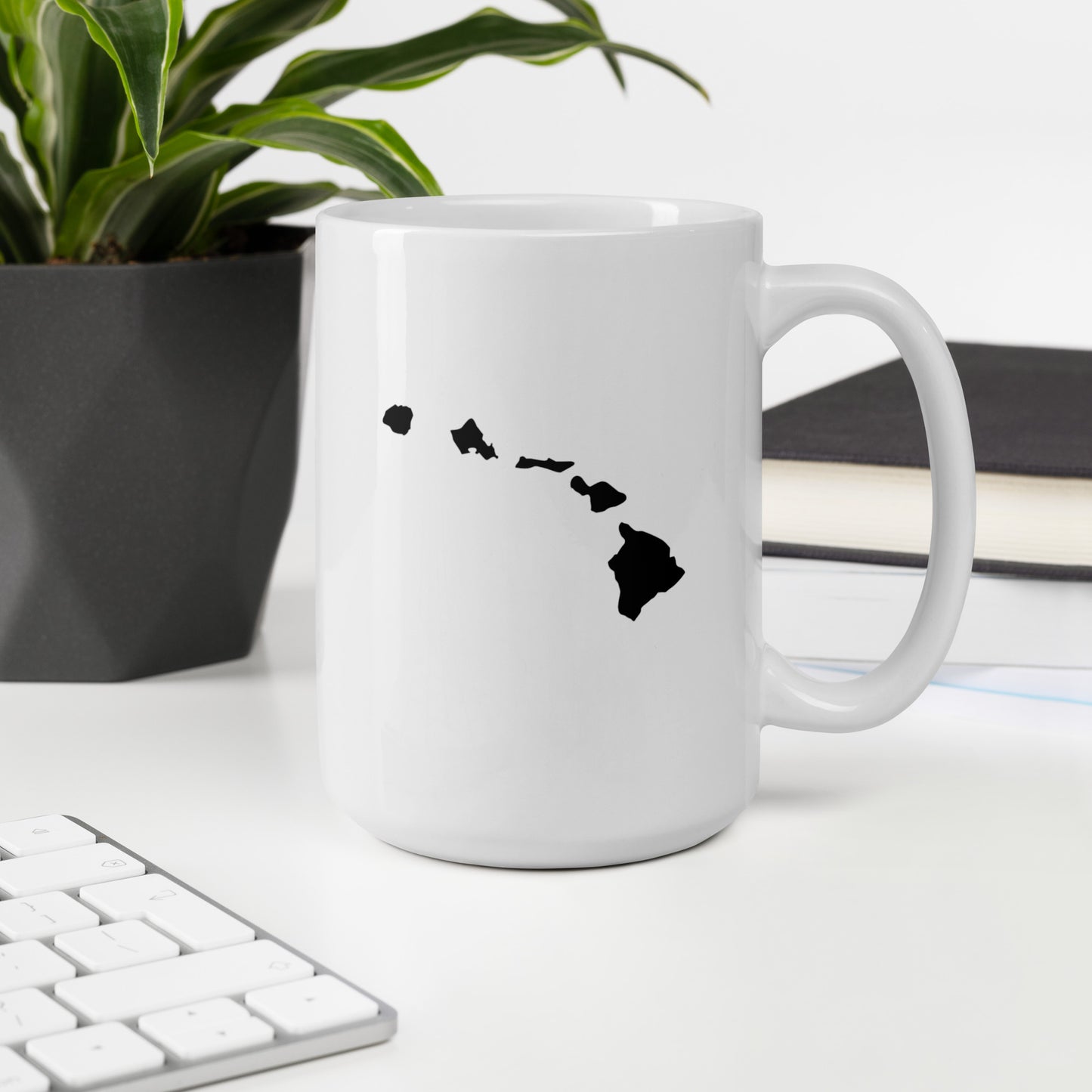 Great Destinations #01 Hawaiian Islands White glossy mug