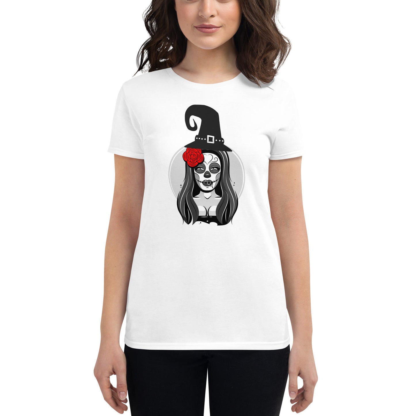 Halloween #21 Alluring Witch Women's Fashion Fit T-Shirt