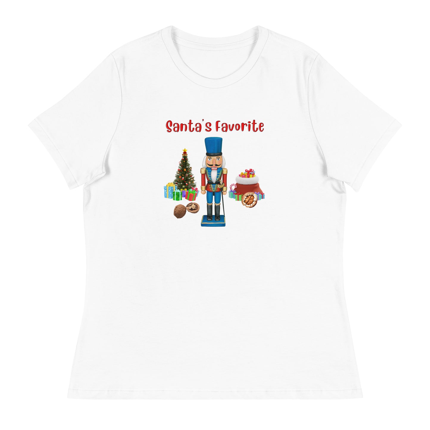 Rude, Crude, and Funny #10 "Santa's Favorite" (Nut Cracker) Women's Relaxed T-Shirt