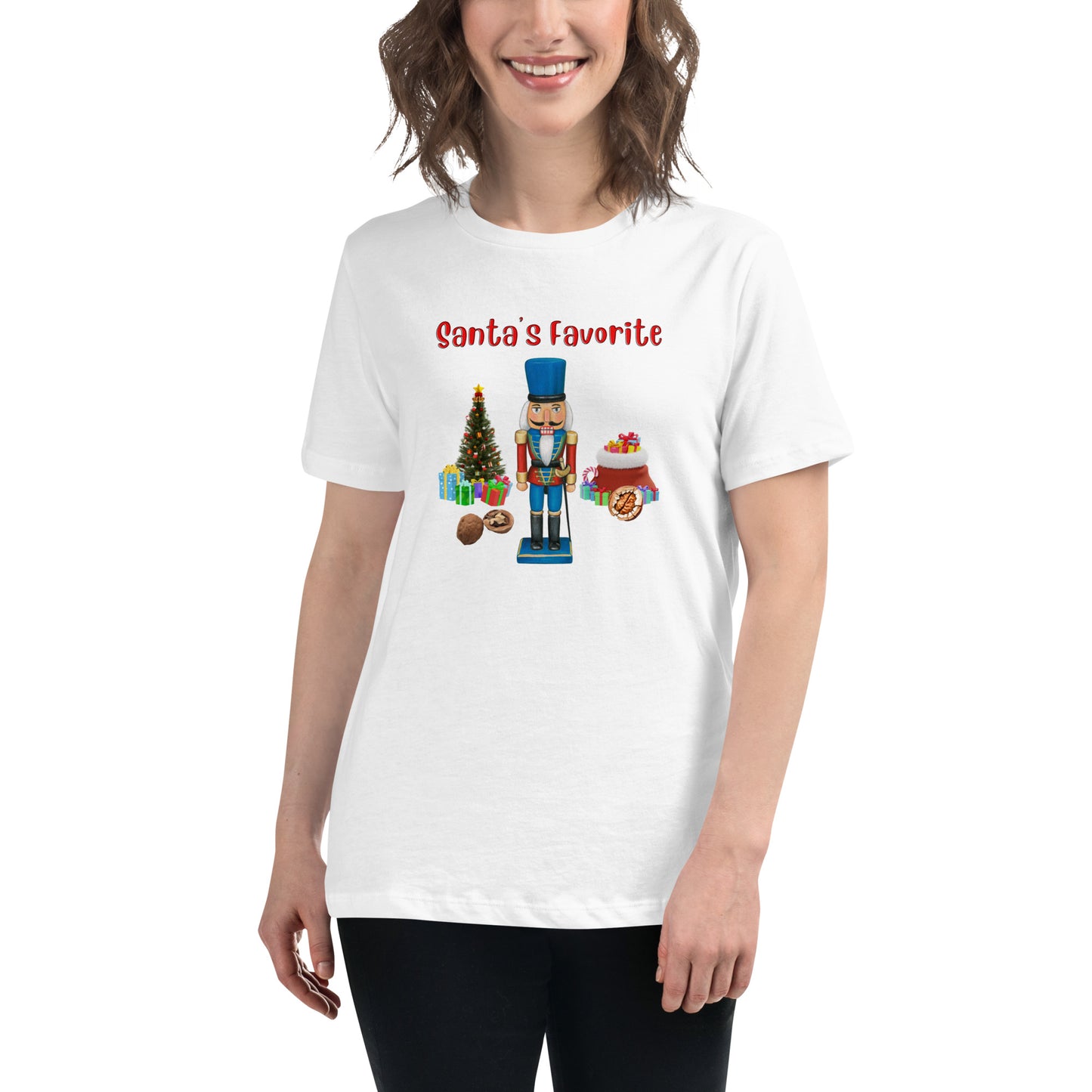 Rude, Crude, and Funny #10 "Santa's Favorite" (Nut Cracker) Women's Relaxed T-Shirt