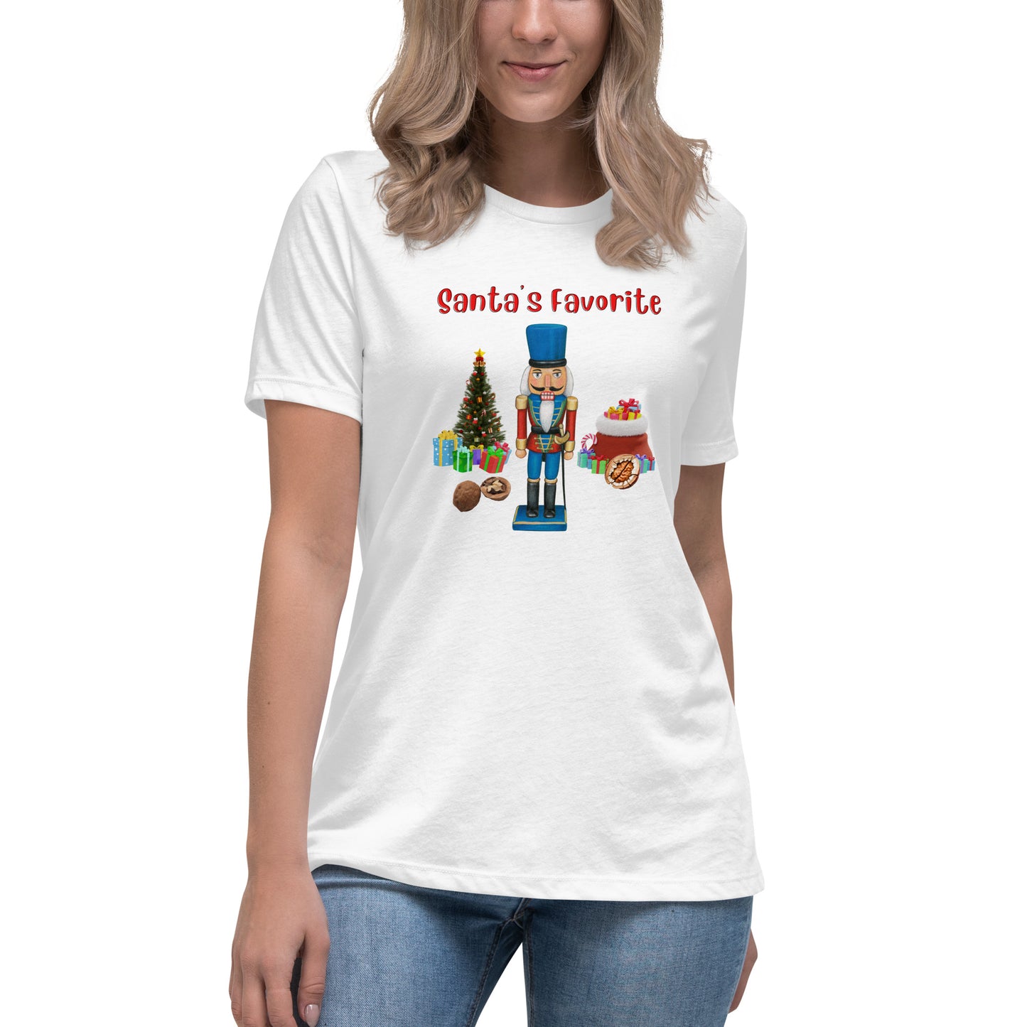 Rude, Crude, and Funny #10 "Santa's Favorite" (Nut Cracker) Women's Relaxed T-Shirt