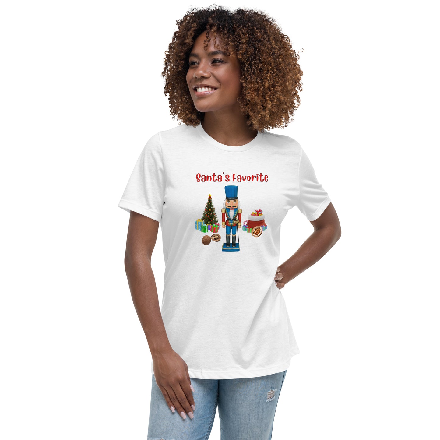 Rude, Crude, and Funny #10 "Santa's Favorite" (Nut Cracker) Women's Relaxed T-Shirt